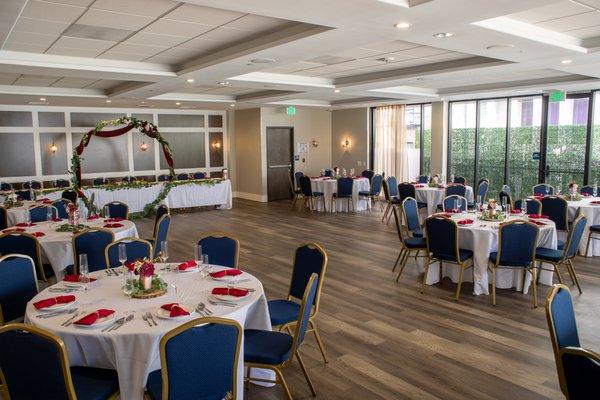 Dining room with tables & chairs included! Av lighting that changes colors throughout the night here too!