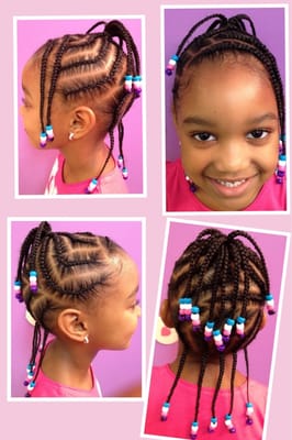 Cornrow ponytail... ;-)