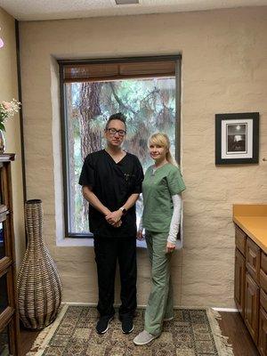 Dr. Michael Oh and Svitlana are here to serve your dental needs.