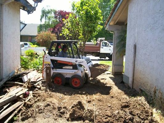 Excavating.
San Jose Ca.