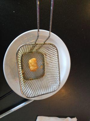 My wife left me a tater tot