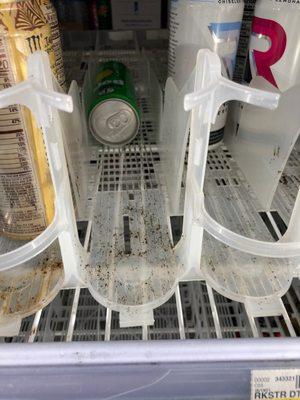 That's mold in your energy drink cooler...