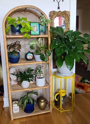 Large wicker armoire - $40