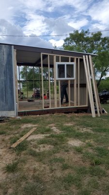 Old shed to office conversion