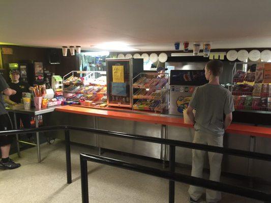 Concession stand chock full of tasty goodness!