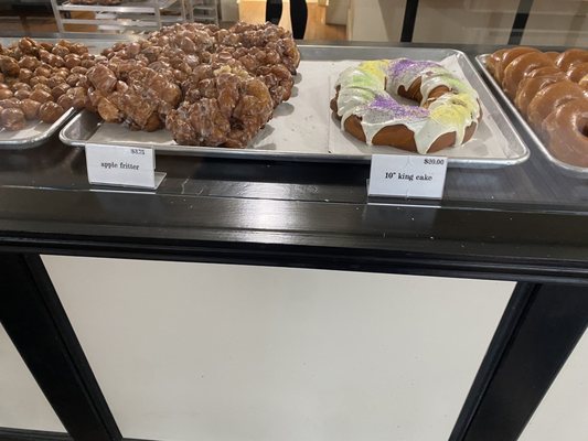 Apple Fritter & special King Cake