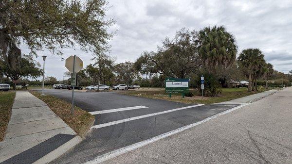 Main entrance next to community center