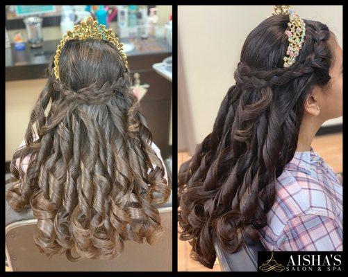 Hair Styling by Shazia at Aisha's Wilcrest