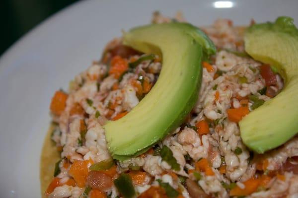 Ceviche Tostada