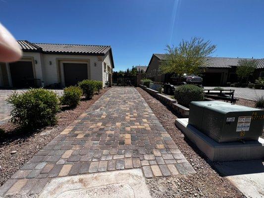 A small paver project