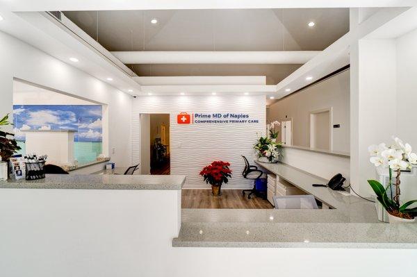 Front desk entrance