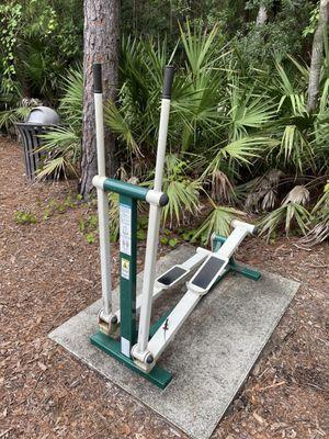 Adult outdoor exercise equipment, Baybridge Park, Westchase, Tampa