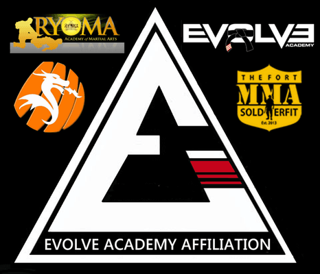 Evolve Affiliation.....Ryoma Academy in Frostburg, MD, Fort MMA at Soldierfit in Frederick and Columbia, MD and Team Randori in Annapolis