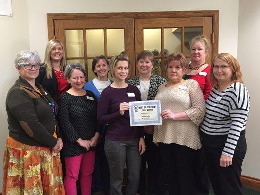 Ambassador Health was awarded "Best of Otoe County," an honor that was voted on by Nebraska City community residents.