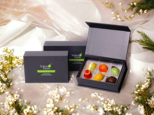 Our Luxury collection chocolate gift boxes are impressive on all levels of sences!