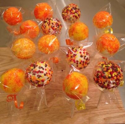 Halloween cake pops