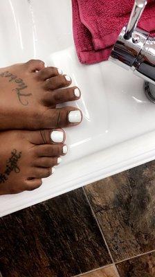 Gel Pedicure.