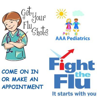 Flu shots for patient and parents available.