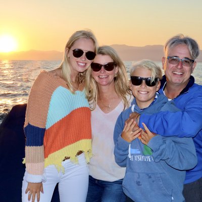 Sunset family cruise Santa Monica, CA