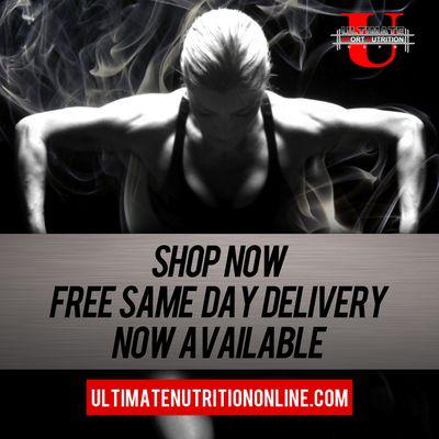 shop online: www.ultimatenutritiononline.com Free Same Day Delivery in San Diego,