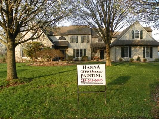 Hanna Brothers Painting, painters of fine homes in Montgomery, Bucks, and Philadelphia counties