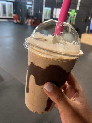 Loca Mocha post-workout protein smoothie