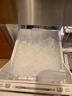 Ice bin now full.