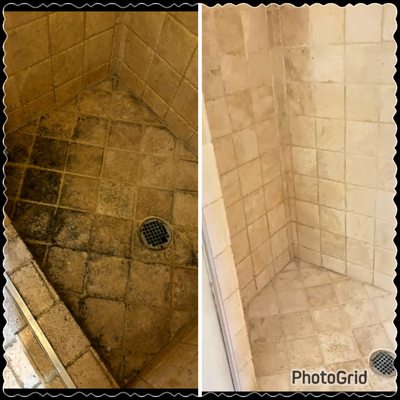 Deep cleaning service of a bathroom