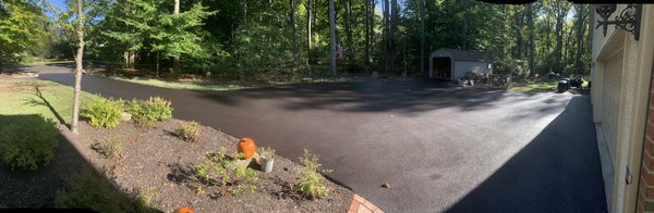 our awesome driveway, thanks to Gene and Sons!