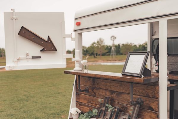 Johhny Cash, converted horse trailer bar.