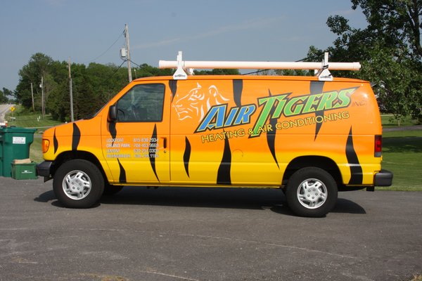 Air Tigers Inc.  Heating and Air Conditioning We also service hot water heater, Boilers and Humidifier!