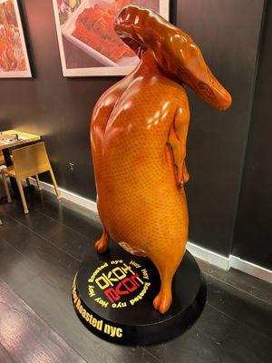 Peking duck statue