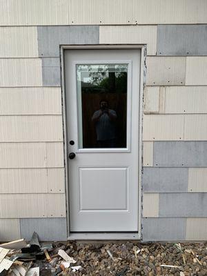 Made into a door