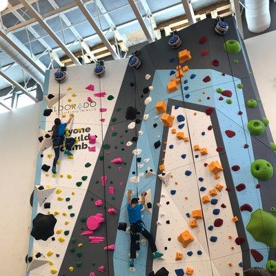 Custom Boys & Girls Club Climbing Wall