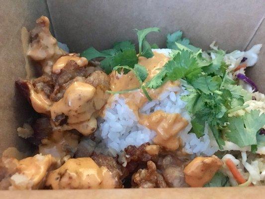 Mochiko Chipotle Chicken ($10)