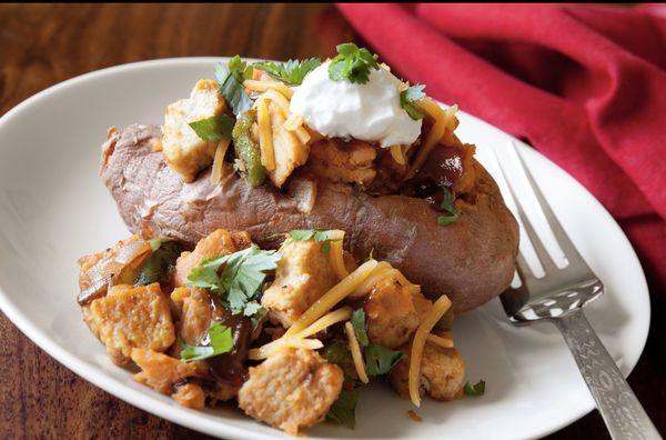 Fajita Chicken Baked Potato