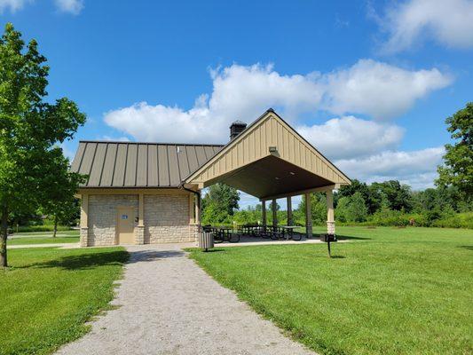 Shelterhouse with restrooms