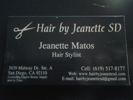 business card front