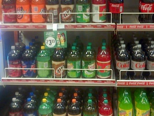 the soda rack