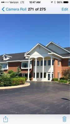 Front Entrance to Fitness Building.