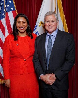 SF Mayor London N. Breed & Robert E. Cartwright, Jr.