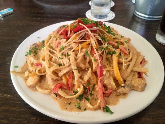 Amazing Cajun chicken Alfredo