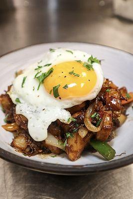 Oxtail hash