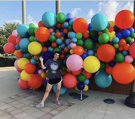 Celebrate the Arts Bash / Balloon display for photo ops