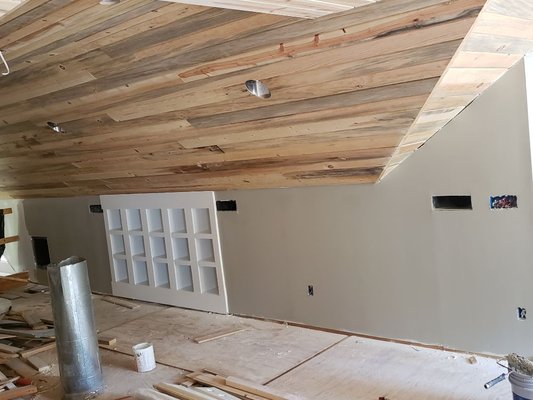 Finished attic