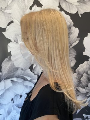 Double process blonde by Virginia