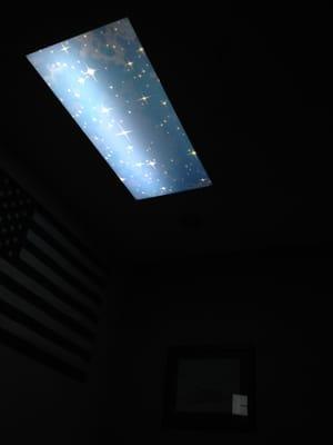 Cool lights in sleep room