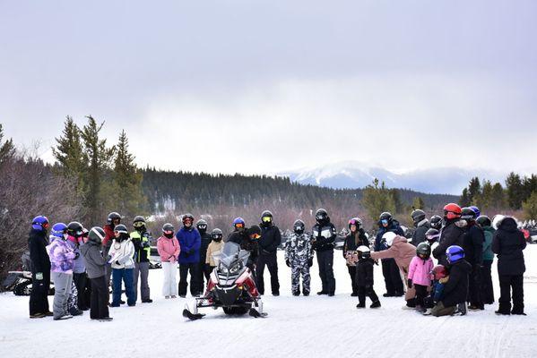 group shot by the company photographer