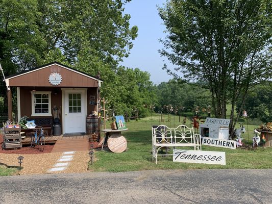 Our tiny store is located on our beautiful 7 acres.