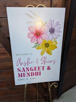 Indian wedding events, sangeet and mendhi, at 42West in Westside Atlanta.